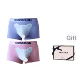 Gray Purple + Пыльно-красный 2 упаковки + [Коробка]