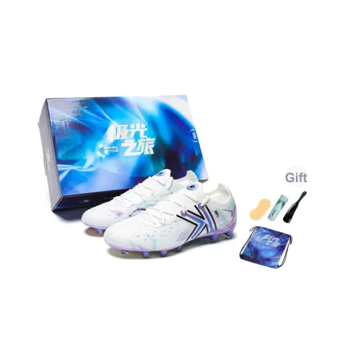 KELME Ji Di 5,0 FG Твердый грунт Амортизация Отскок Устойчивость к истиранию Футбольные бутсы Унисекс Белый Многоцветный Флагман