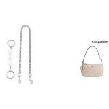 Белый жемчужный удлинитель цепи + белая длинная цепь