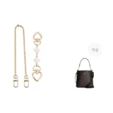 Сердце, застежка, белый, клевер, четырехлистный + декоративная цепочка, 40 см, набор