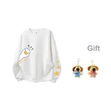 Белый - с флисовой подкладкой (случайный дизайн) с подарками (1 шт.) щенячьи карабинеры