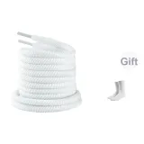 Смелый Твист Шнурки-Отбеленный [Включает Спортивные Носки]