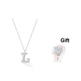 Сверкающий ожерелье с буквой [L]