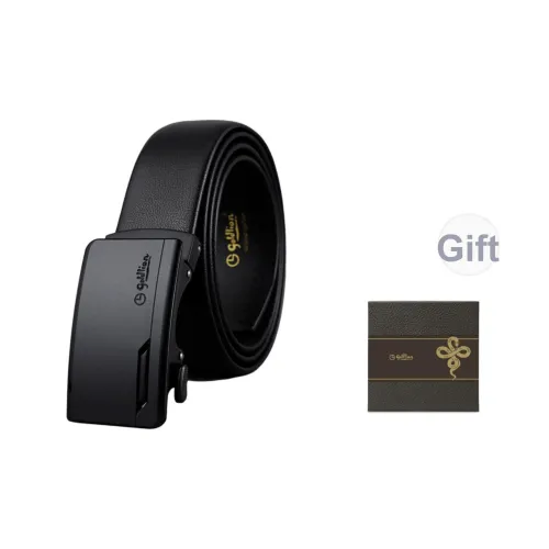 GOLDLION Ремни из коровьей кожи Мужской Черный 3,5 см