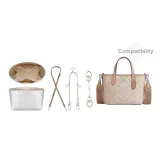 [Камео Коричневый 4-Штуки Комплект] Плечевой ремень + Цепь + Лайнер Комплект