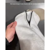 Бело-серый с флисовой подкладкой