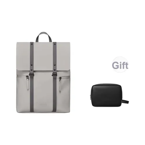 Gaston Luga ПУ (полиуретан) Рюкзак Большой Unisex Light Тауповый
