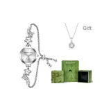 Серебряный (с искрящейся звездой ожерелье) коробка