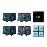 Коробка 4 пачки (зеленый с принтом + зеленый с принтом + синий с принтом + синий с принтом)