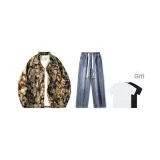 Комплект (Кошка Инопланетянин + Темно-синие Джинсы) с Бесплатной Футболкой