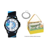 Рождение Цветочный Дизайн Земля Свет Колесо Чтение Кварцевые Часы, Браслет Коробка