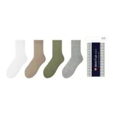 Натуральный белый + хаки + сосновой зеленый + светло-серый