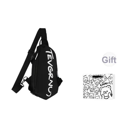 WEIERLUN Нейлоновая сумка через плечо обычная унисекс черная белая