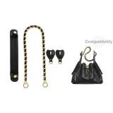 Снятие стресса Набор из 3 шт [Плечевые накладки + Модифицированная кнопка + Цепочка в стиле античного золота, 80 см]