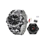 Серый камуфляж, черный