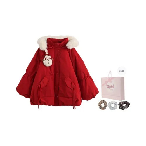 SNBL Красный Женский Пуховик