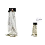 Белый+1603 Хаки Повседневные брюки [Покупка с скидкой 19 юаней, свяжитесь со службой поддержки клиентов для разных размеров]