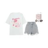 Белая футболка + штаны