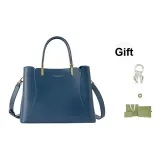 Сумка Zhiyi + Синий + Квадратный шарф с принтом + Подарочный набор