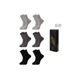 6 упаковок подарочных коробок комплект (2 черных + 2 темно-серых + 2 светло-серых)