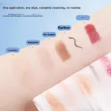 4 пачки, 120 шт., салфетки для снятия макияжа, увлажняющие, портативные, независимая упаковка