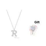 Сверкающий ожерелье с буквой [R]