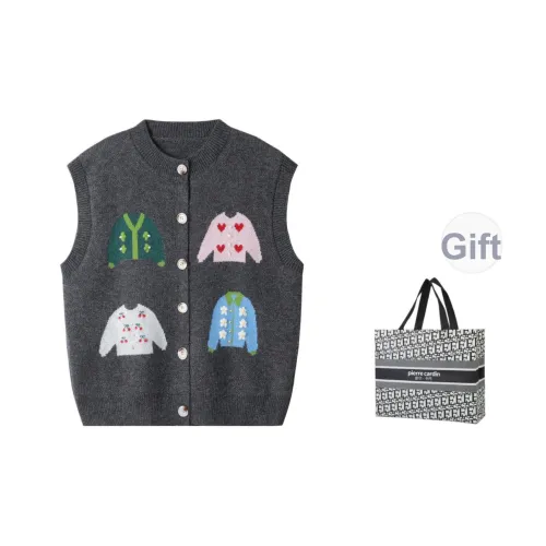 PIERRE CARDIN Серый Женские Майки