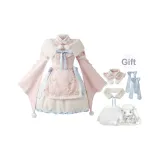 Персиковый цветок Розовый (Полный Оригинальный Костюм + Подюбник + Сумка Кролик)