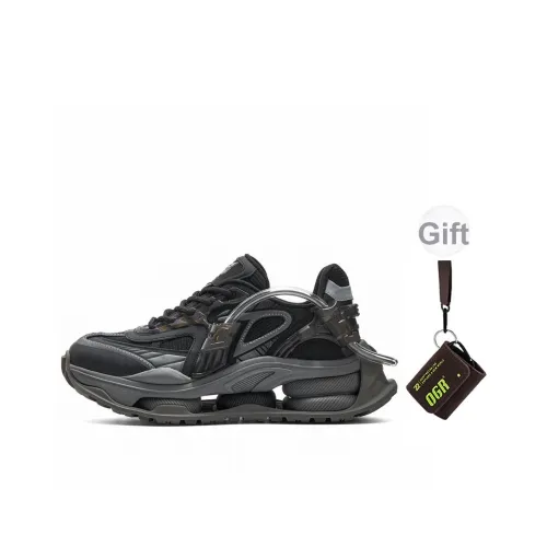 OGR Traveler Collection Низкий топ толстая подошва кроссовки унисекс черный