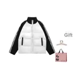 Экрю, с подарками заколка-краб + эксклюзивная сумка для покупок