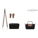 [Черный Золото Застежка]· Через плечо Комплект + Черный Нейлоновая Подкладка (3D Эффект Формирующий)