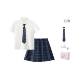 Белый персик, Сода, Короткий рукав, Уровень моря, С подарками Мелкий предмет, Юбка, Нижняя заколка