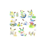 8 Прозрачных Коробок (Без Дубликатов) с 1 Украшением для Закусок