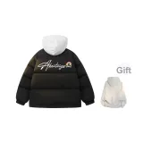 Черный [Бесплатно Высококачественный Бело-серый вереск Свитшот]