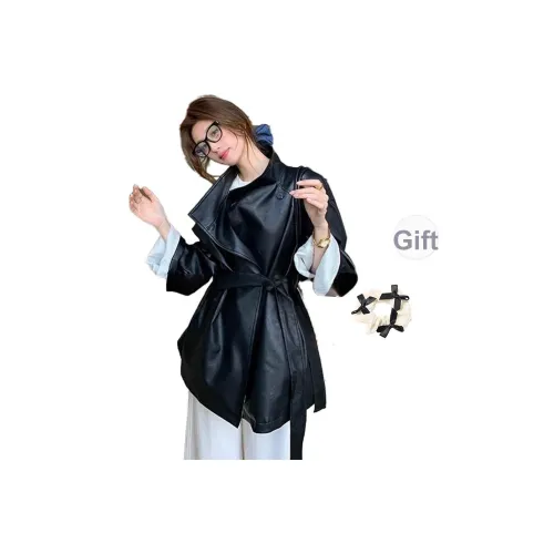 TURN UP Женские кожаные куртки