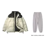 Светлый хаки топ + повседневные штаны