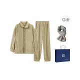 Цинцюнь Зеленый-Теплый Серый Шарф