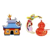 Большой хаос в небе - Обезьяна Король'S 72 трансформации холодильные магниты + Сунь Укун'S 100 благословений холодильные магниты