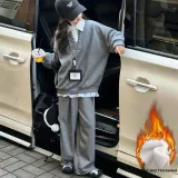 Серый - Утолщенный с флисовой подкладкой