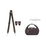 [Мокко Двухкомпонентный Комплект] Плечевой ремень через плечо + модифицированная пряжка, 1 пара