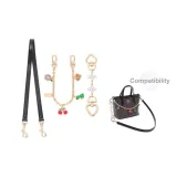 [Совместимо с Черным] Подмышечный ремень & Вишневая декоративная цепь & Удлинительная цепь