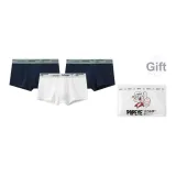 3 Pack (Белый + Темно-синий + Темно-синий)