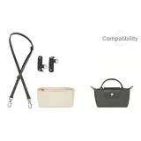 [Forest Green]· Crossbody Set + Beige Нейлоновая подкладка (3D-эффект с формой)