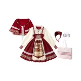 Красная шляпа (с шарфом + плащом)