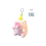 Розовый топ с ананасами и пузырьками, дудка (включает поздравительную открытку с тортом и щенком)