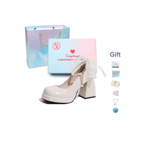 Be Good Грубый каблук Высокие каблуки 8,5 см Женские Подарочный набор в коробке