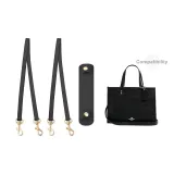 Dempsey30 Черный Плечевой ремень 65 см [2 упаковки] + Черная Золотая Застежка Плечевые накладки