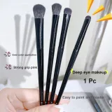 Макияжная щетка + фиолетовая щетка для чистки посуды