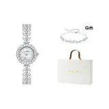 Белое золото [Ручная работа, ручка, подарочная коробка + браслет с глицинией]