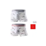 100% хлопок, трусы, камео коричневый + светло-серый, независимая упаковка
